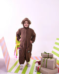 Teddy Bear Fleece Romper