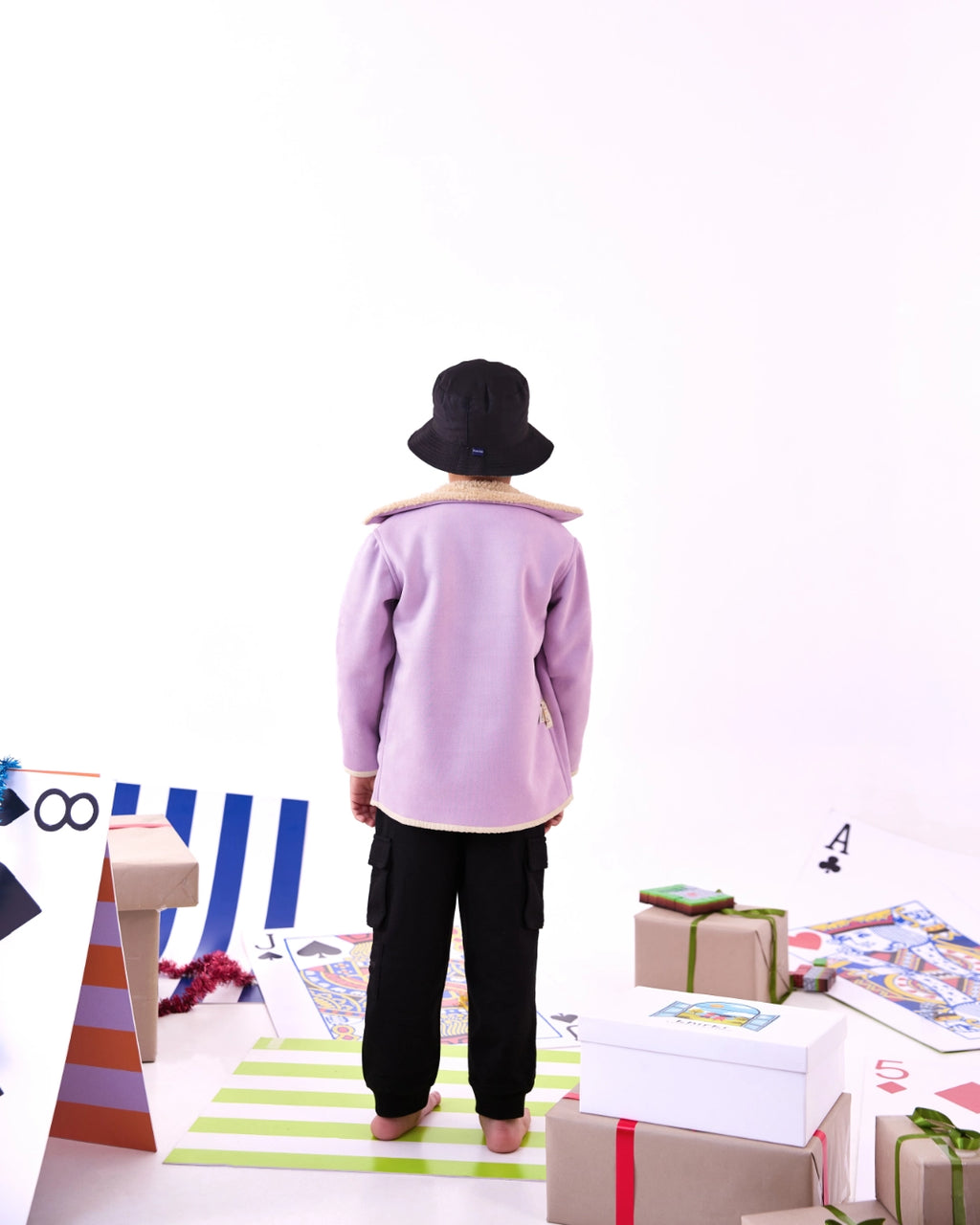 Lilac Reversible Suede Jacket