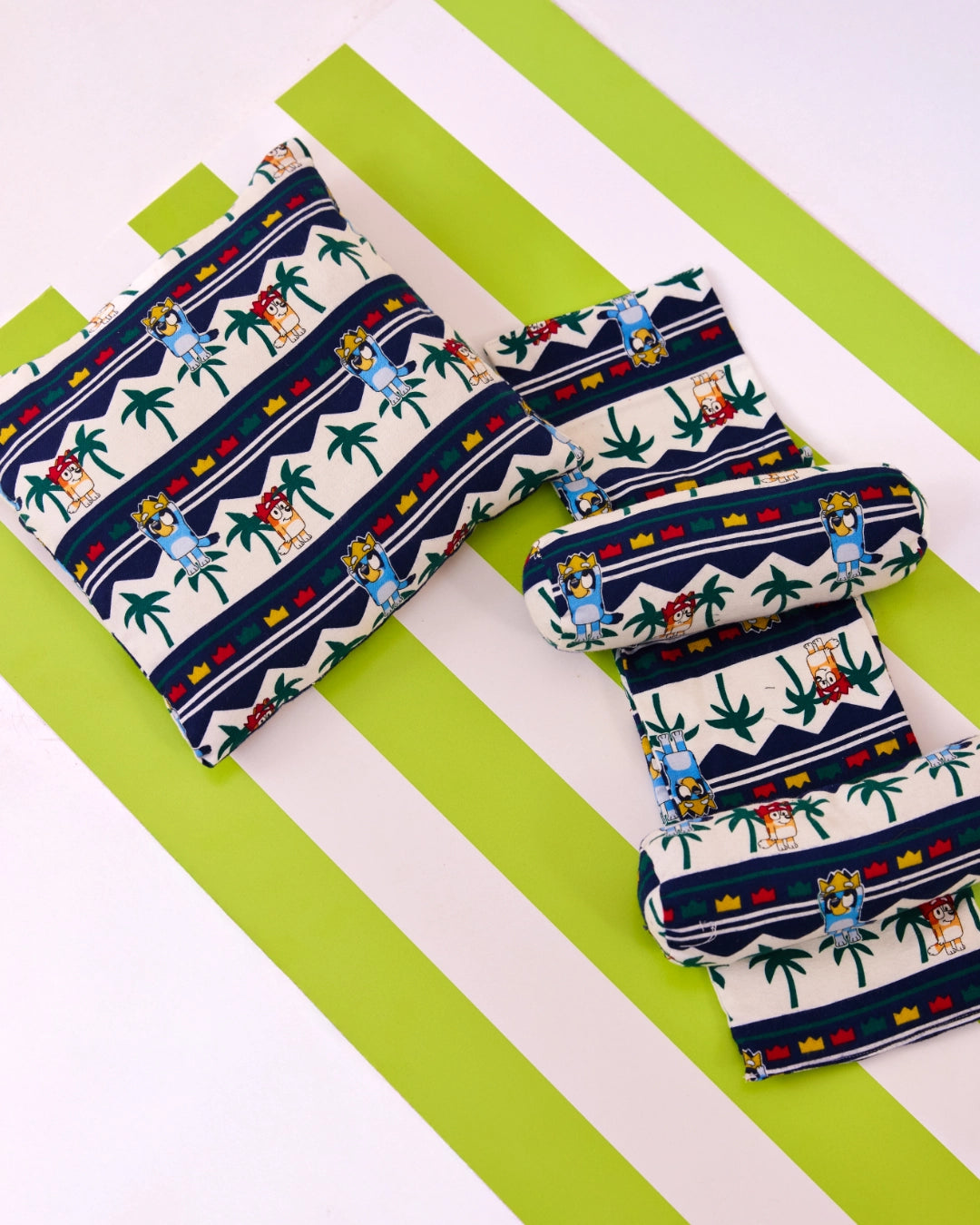 Navy Adjustable Round Pillow