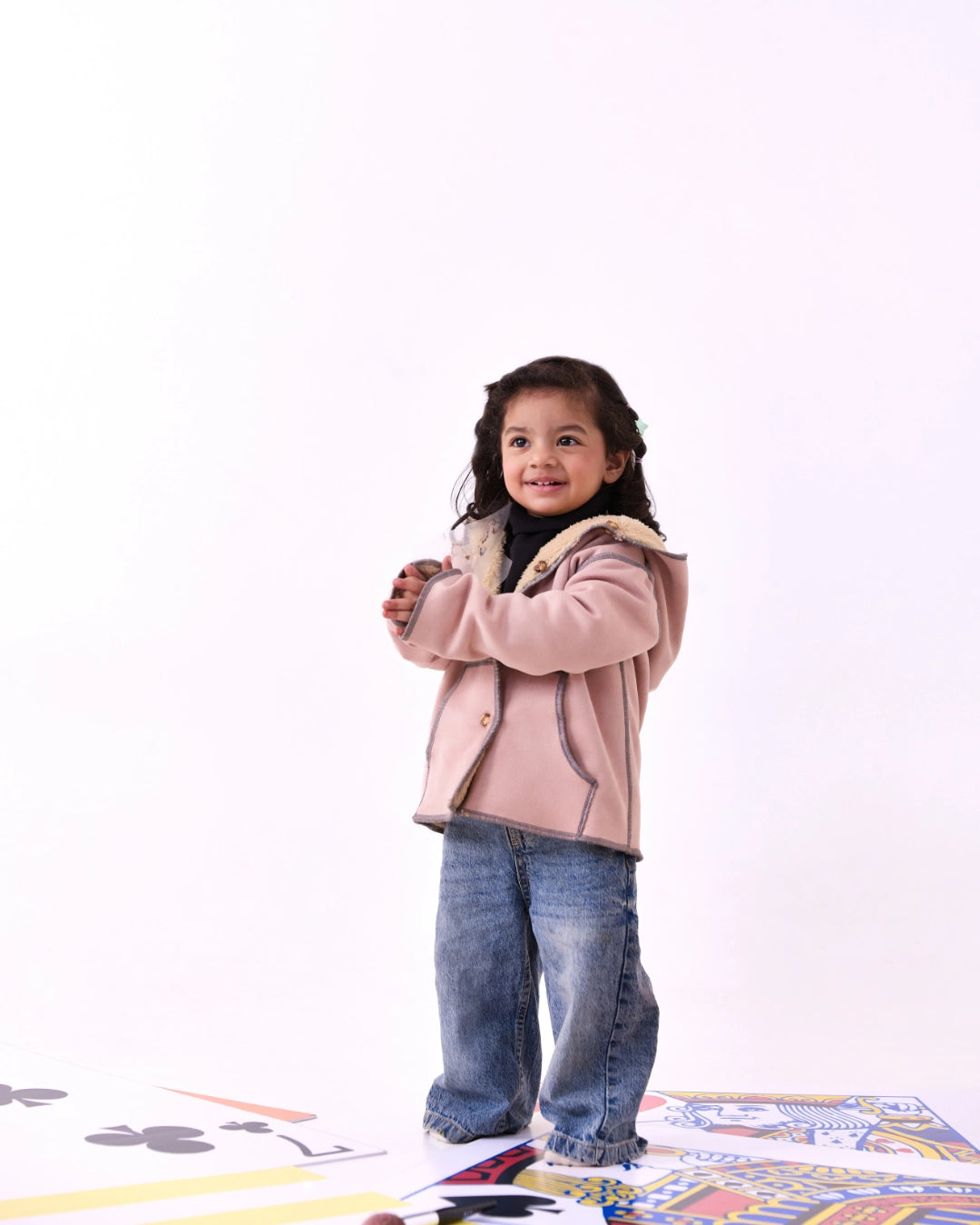 Rust Pink Reversible Suede Jacket