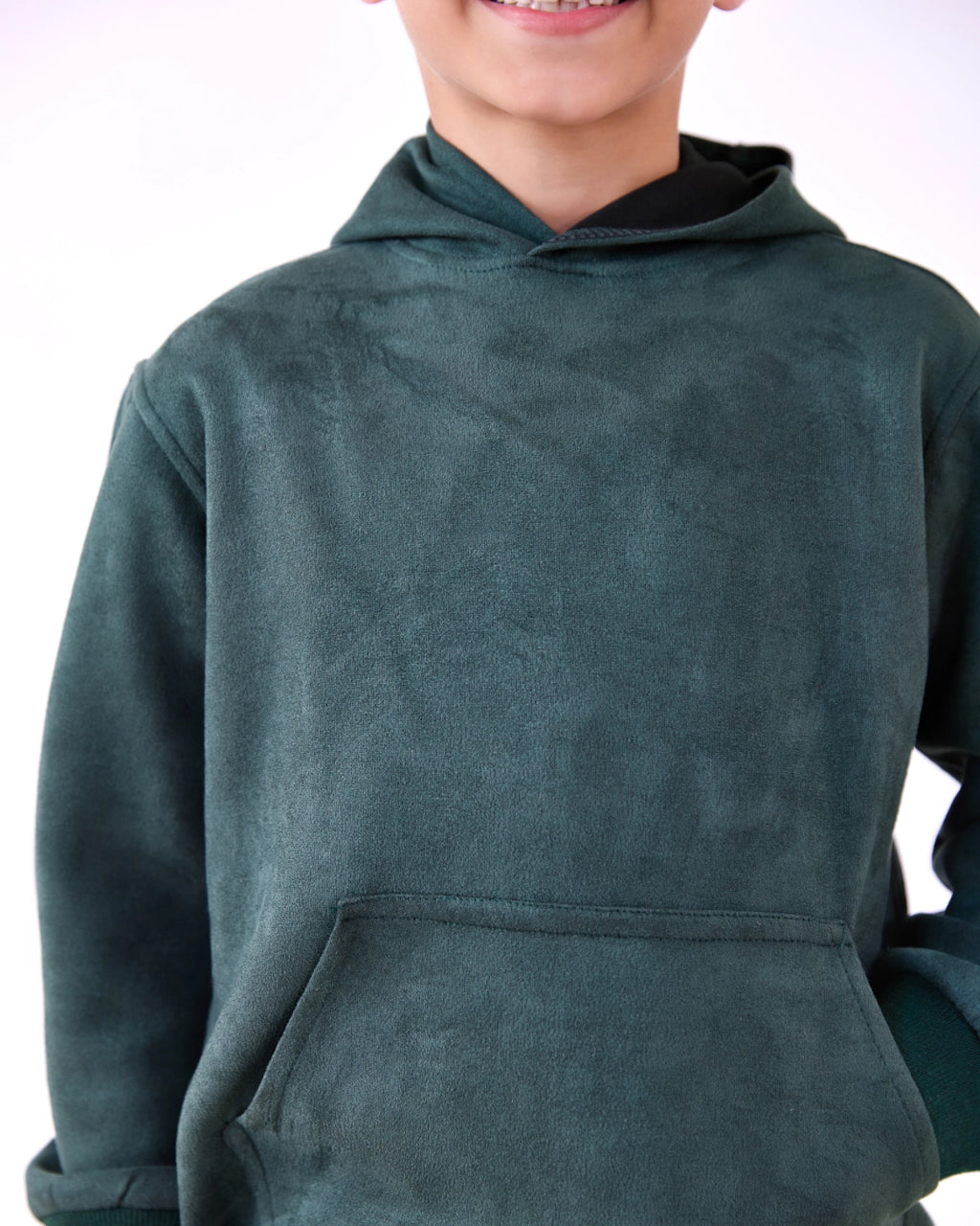 Dino Trail Suede Hoodie Romper