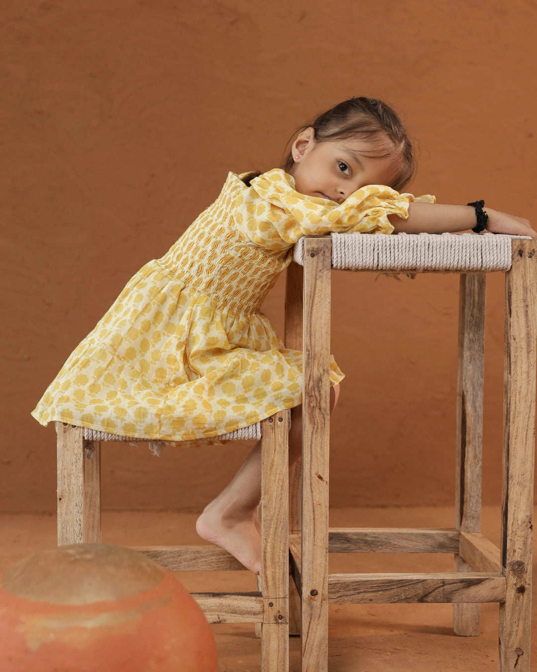 Marigold Smocking Dress