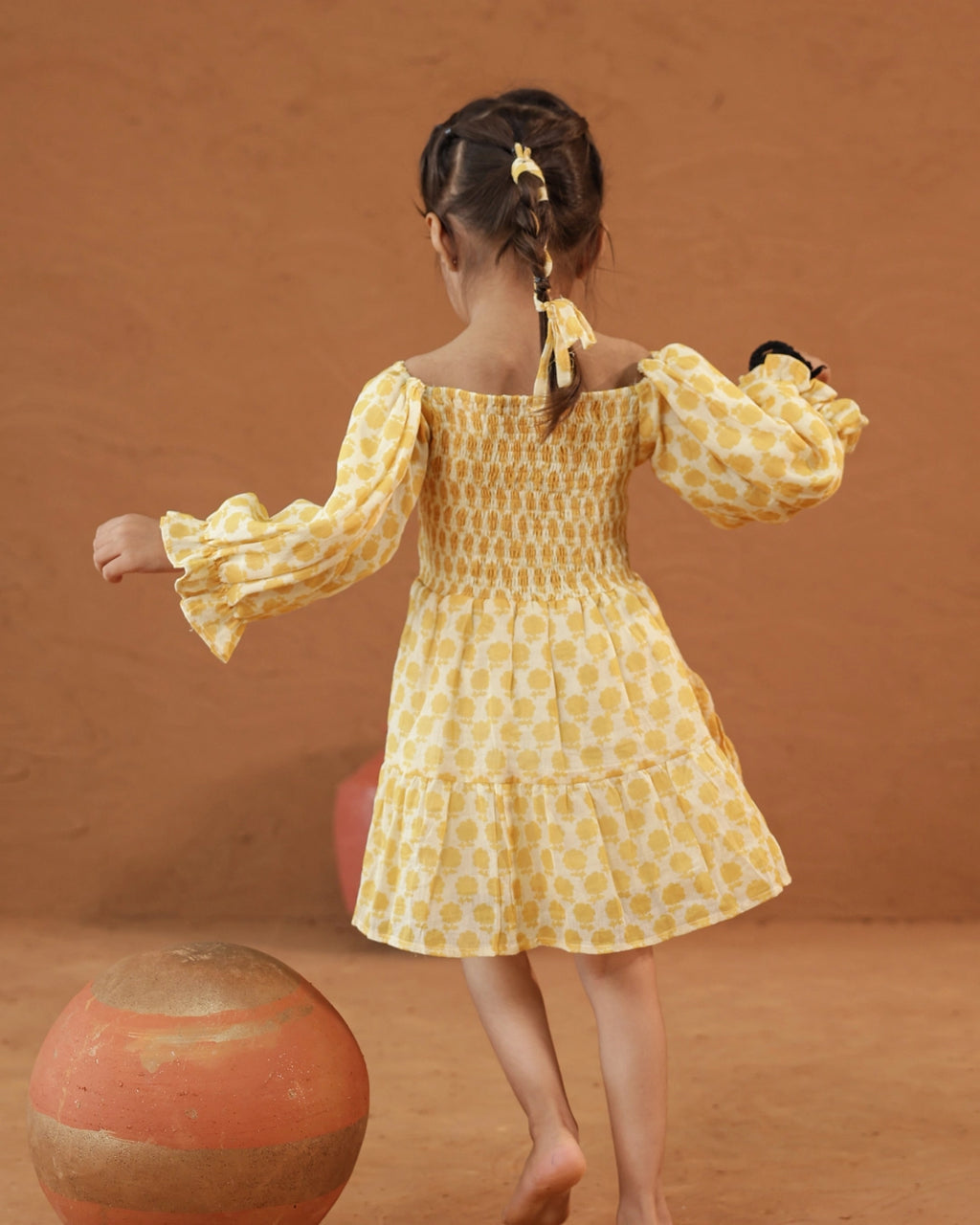 Marigold Smocking Dress